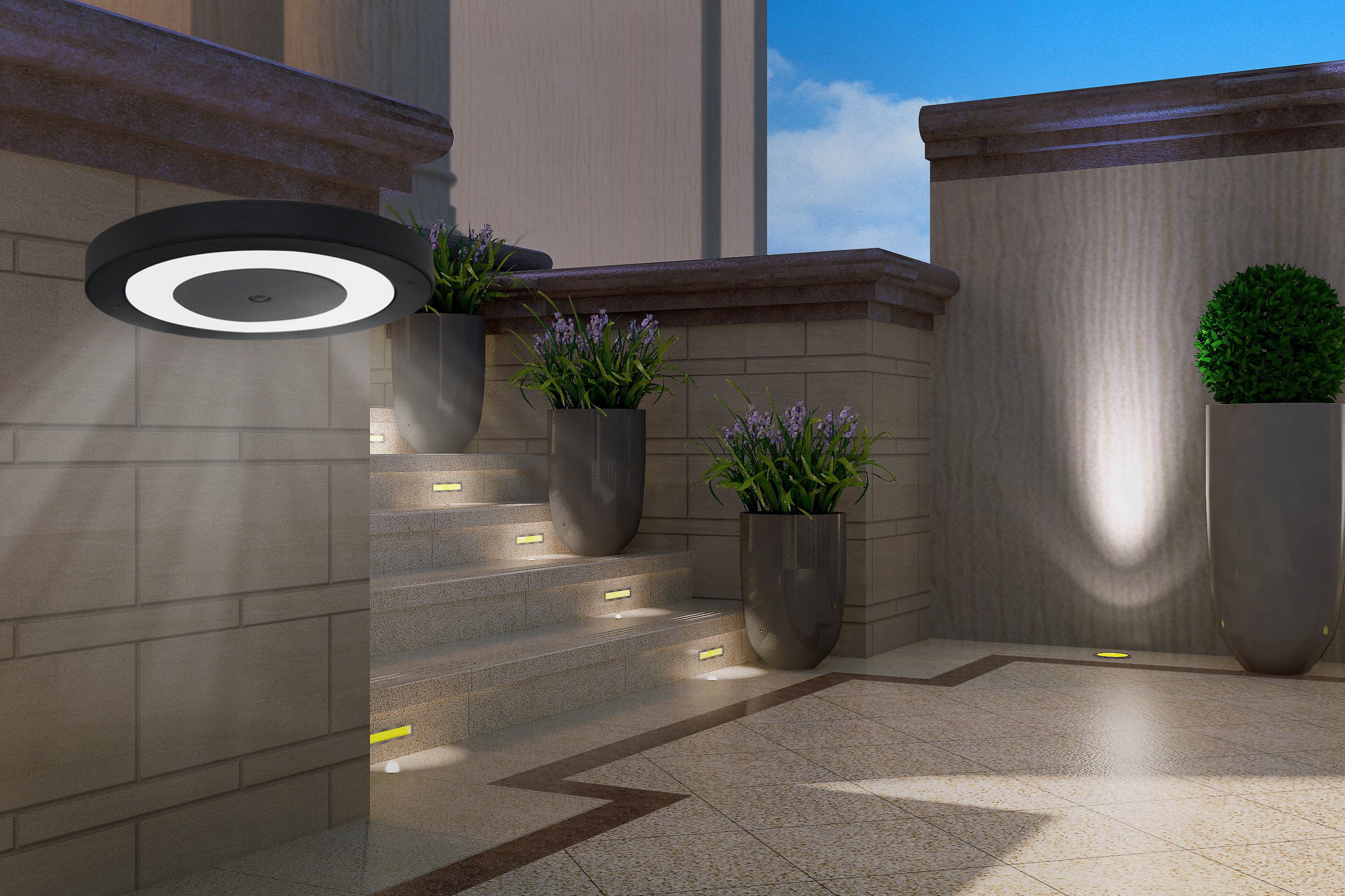 spot solaire led détecteur